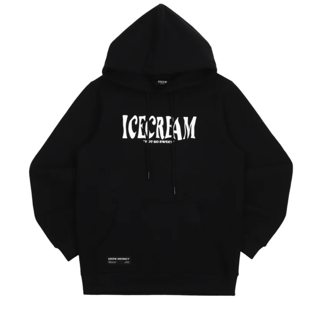 Krew District Hoodie |NOT SO SWEET HOODIE black youth large NWT